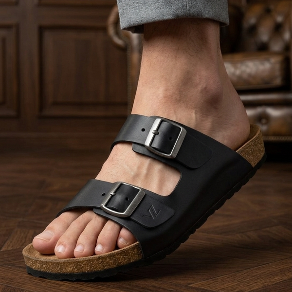 Sandalia en Cuero para Caballero Velez